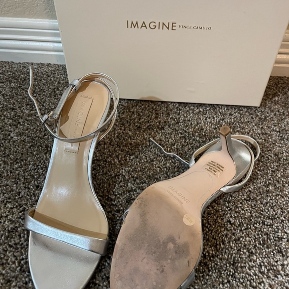 Vince Camuto Silver Women's Heels - Picture 2 of 2